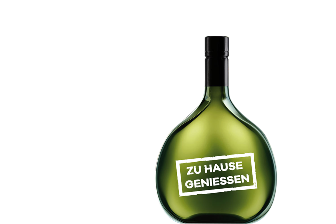 Flasche Silvaner Wein