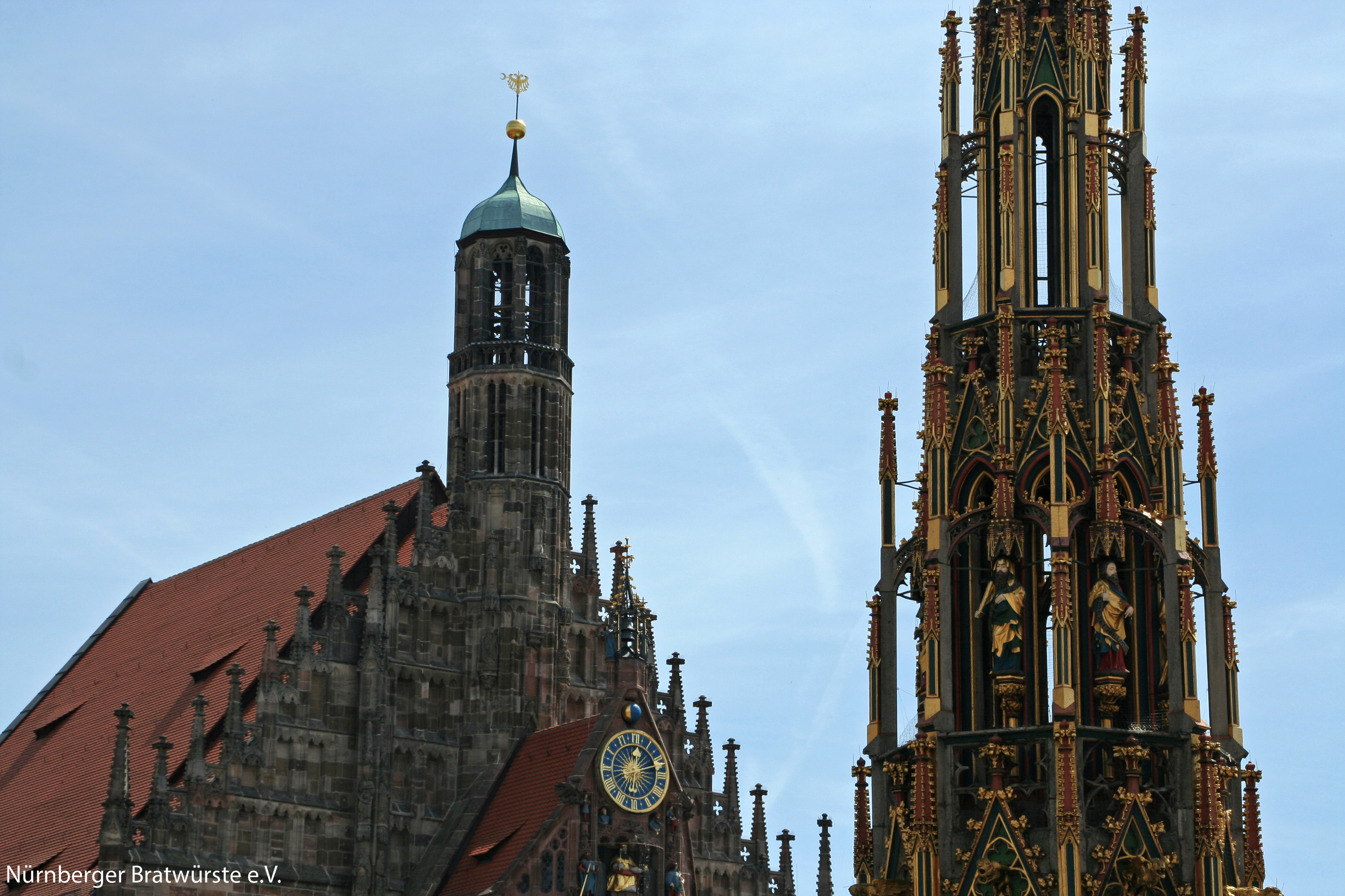 Stadtansicht Nürnberg Kirche