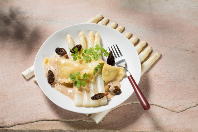 Weißer Spargel