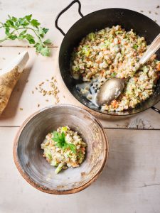 FRÄNKISCHER GRÜNKERN G.U. Risotto