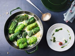 FRÄNKISCHER GRÜNKERN G.U. Roulade gefüllt mit Fränkischem Grünkern