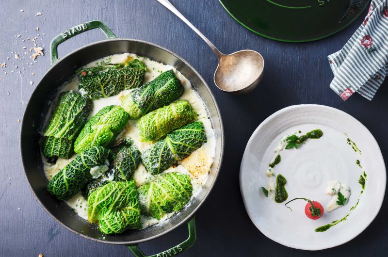FRÄNKISCHER GRÜNKERN G.U. Roulade gefüllt mit Fränkischem Grünkern